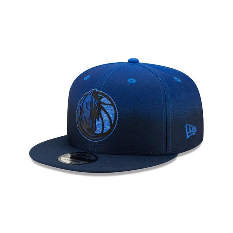 NBA Dallas Mavericks Back Half 9Fifty Snapback (CZL4667) - Blue New Era Caps